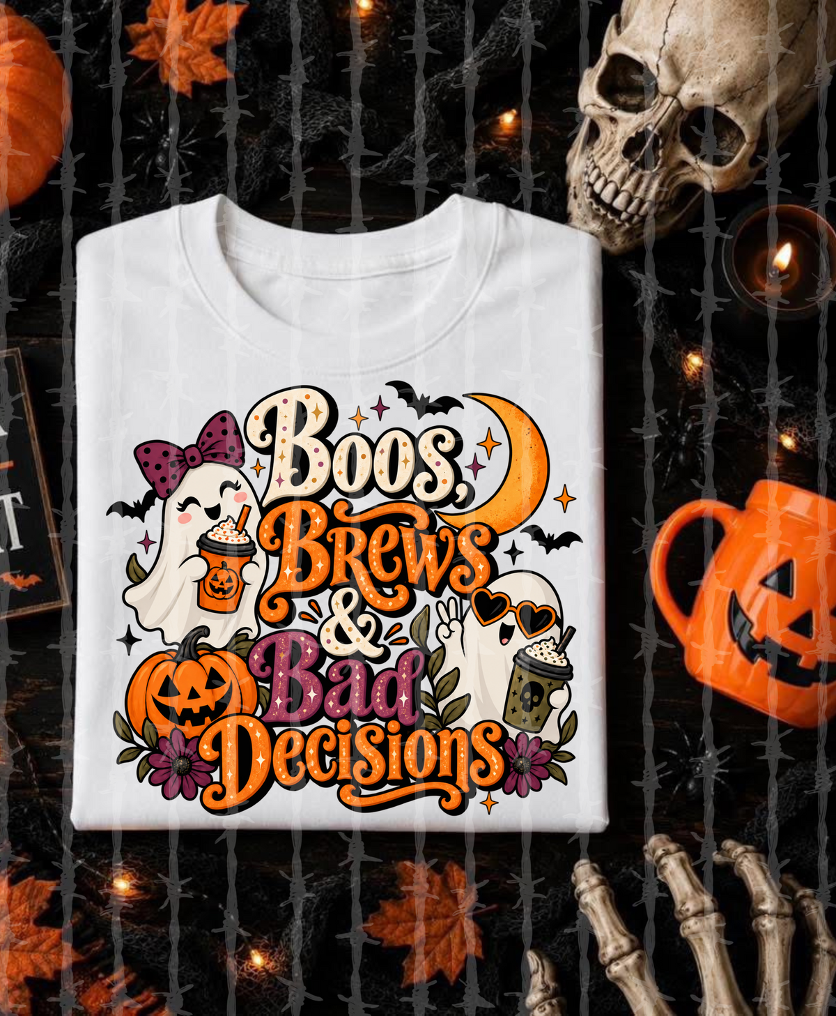 Boos brews & bad decisions DTF Transfer