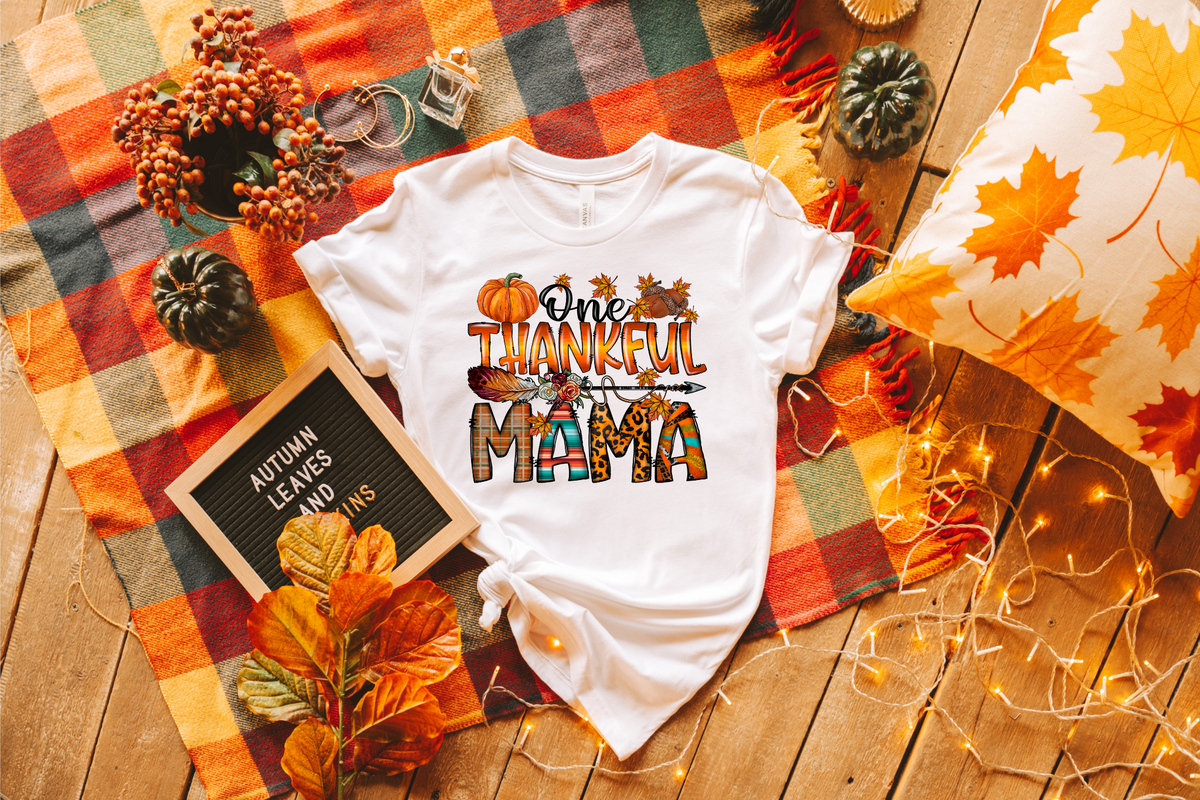 One Thankful Mama 7141 DTF transfer
