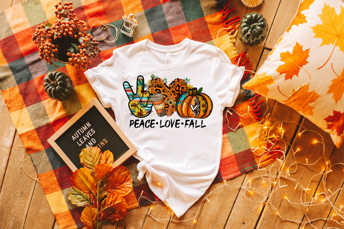 Peace Love Fall 7167 DTF TRANSFER