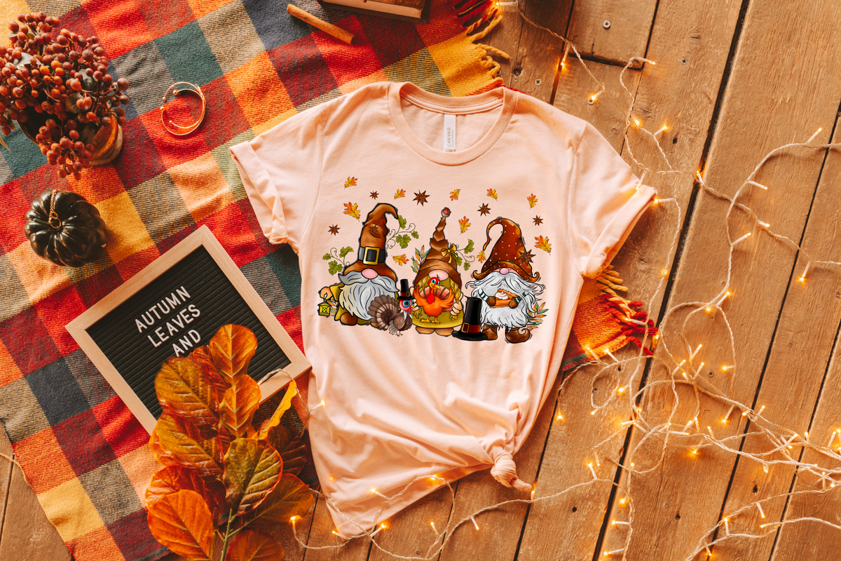 Turkey Gnome 7177 DTF TRANSFER