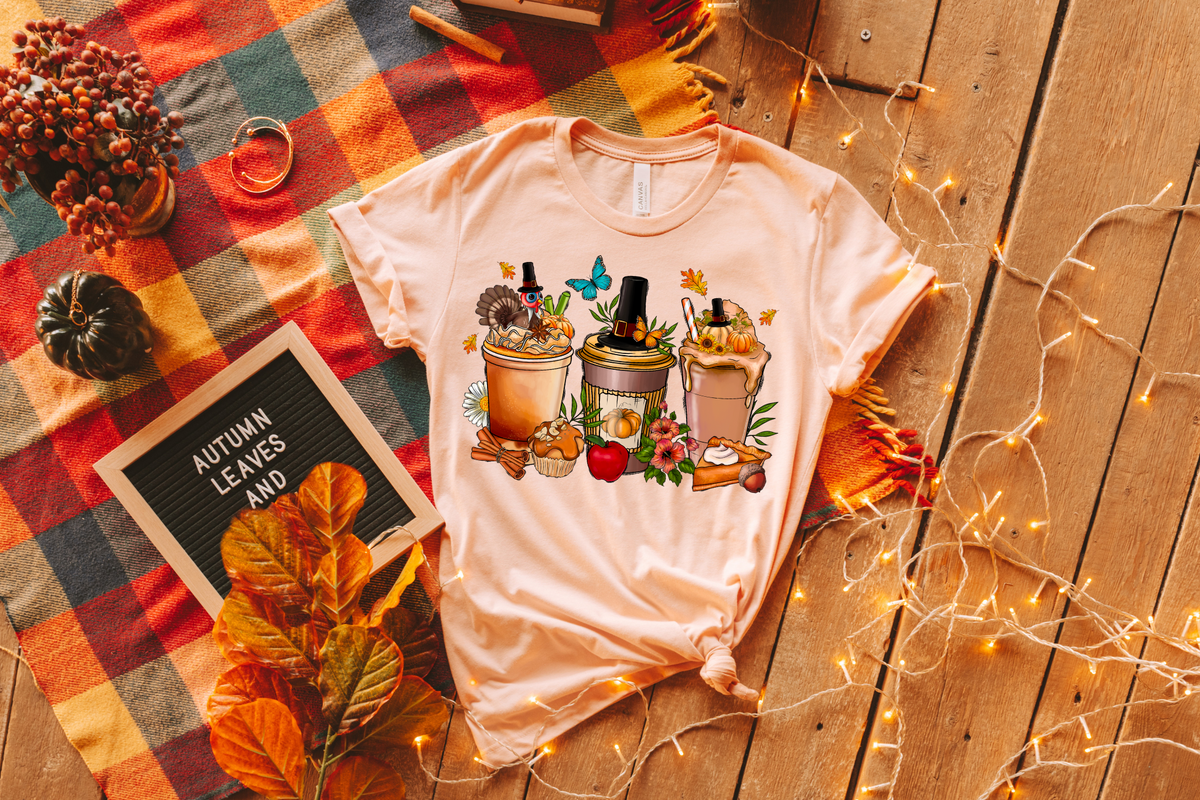 Thanksgiving Turkey Coffee 7178 DTF TRANSFER