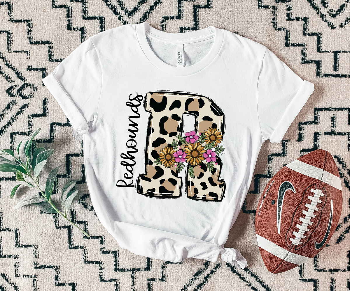 Redhounds Floral Leopard Mascot 7403 DTF Transfers