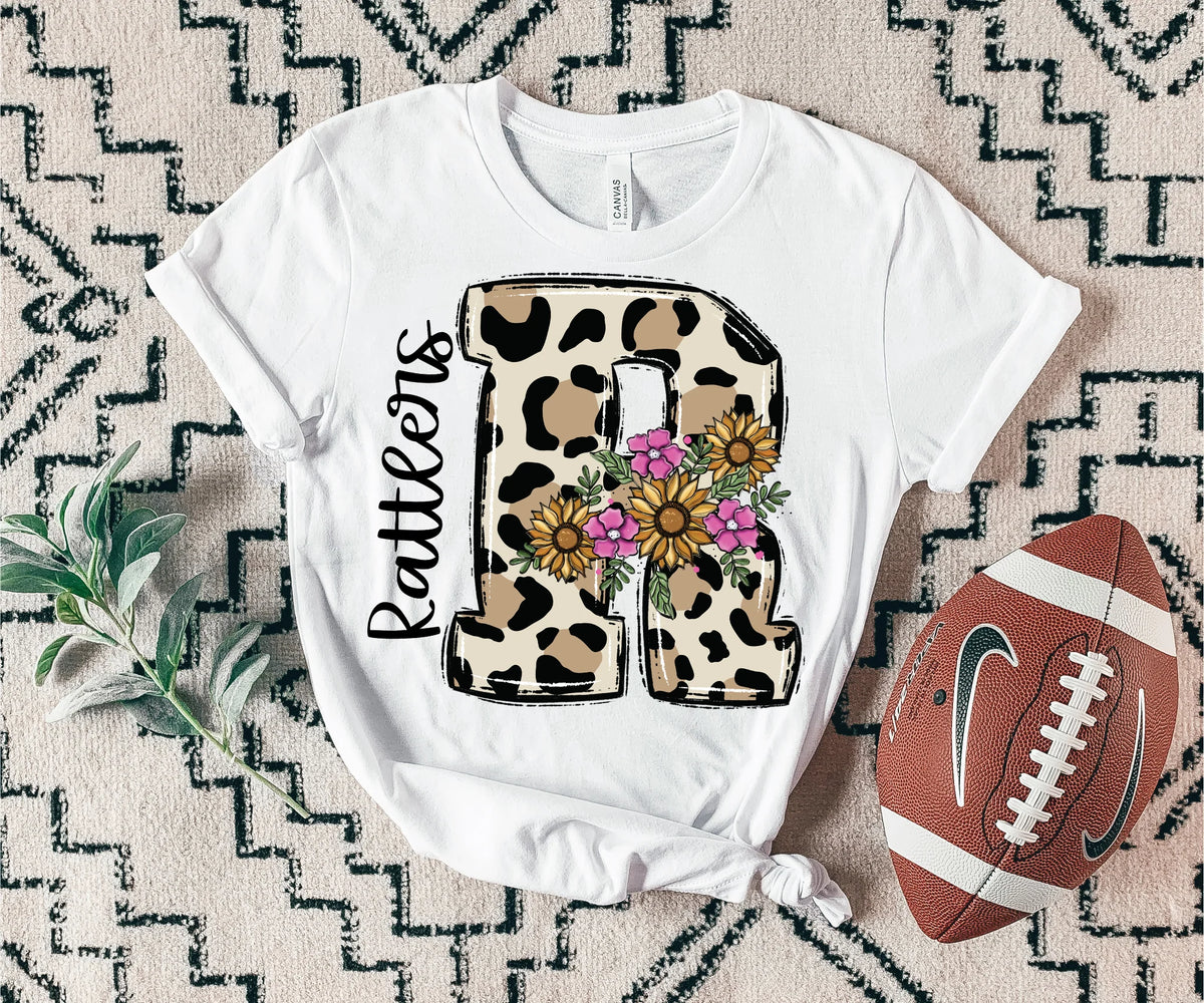 Rattlers Floral Leopard 7404 DTF Transfers