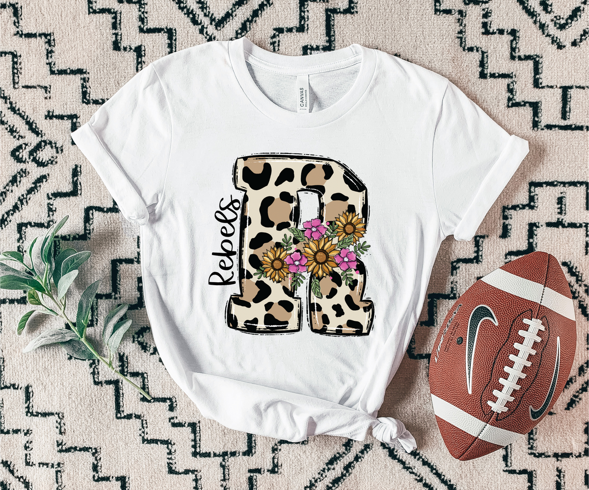 Rebels floral leopard 7405 DTF Transfers