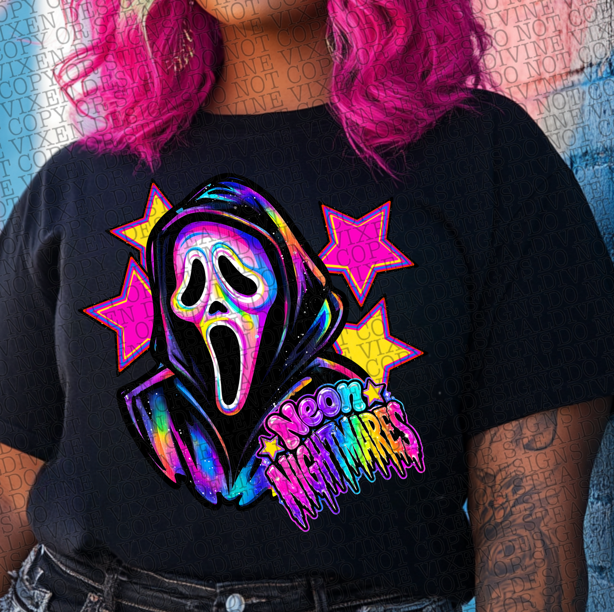 Neon nightmares (DD) DTF Transfer