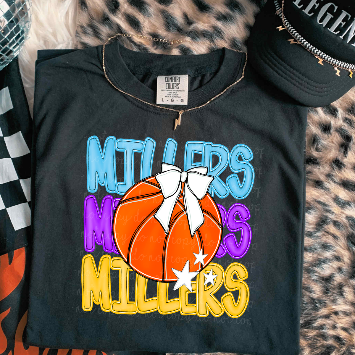 Millers Preppy Bright Basketball (caplinger) DTF Transfer