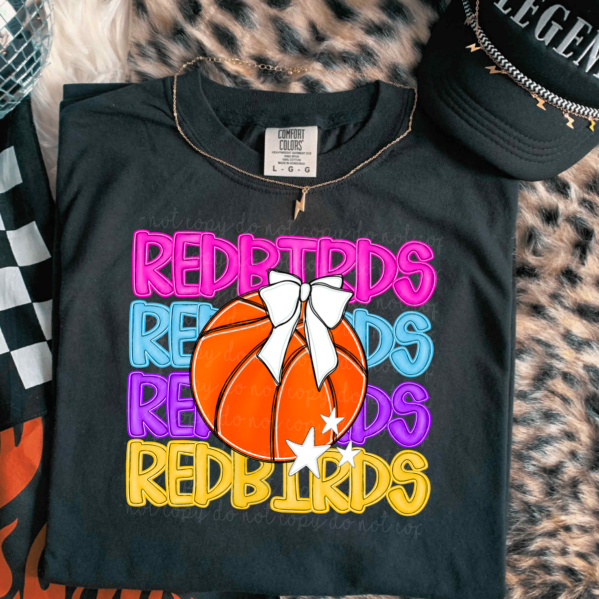 Redbirds Bright Basketball (caplinger) DTF Transfer