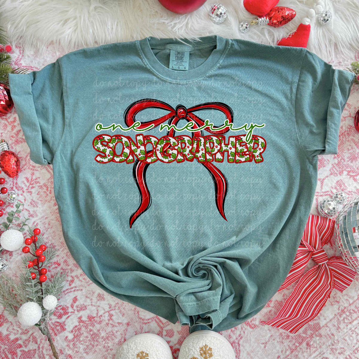 One Merry Sonographer (City) DTF transfer