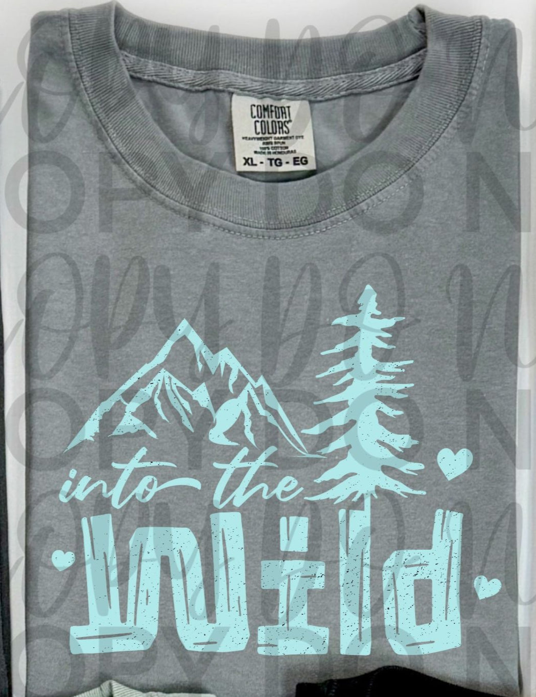 Into the Wild BLUE (Starlight) DTF transfer