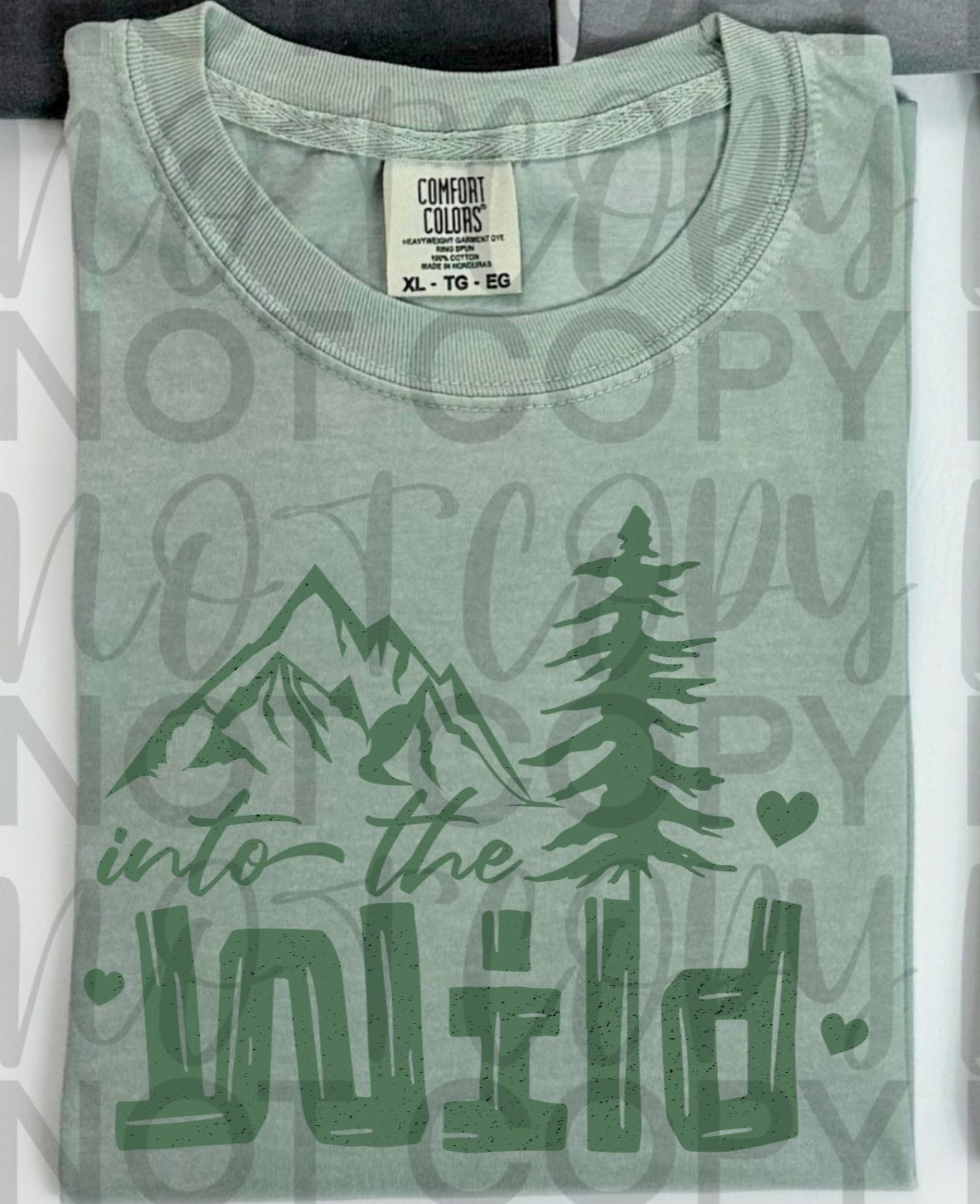 Into the Wild GREEN (Starlight) DTF transfer