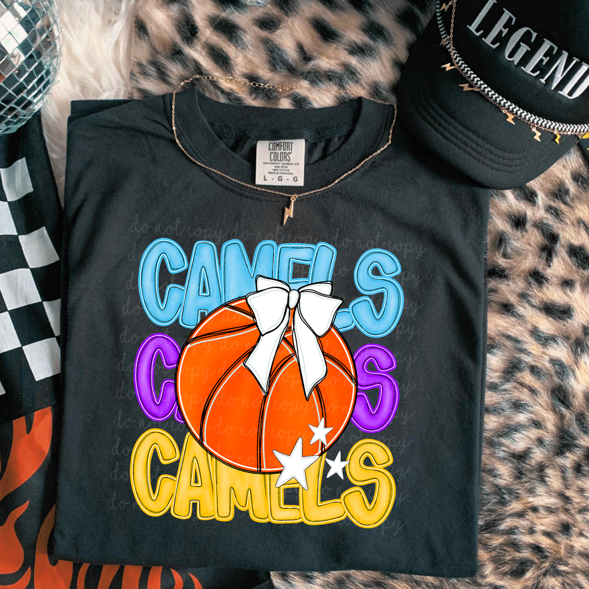 Camels Preppy Bright Basketball (caplinger) DTF Transfer