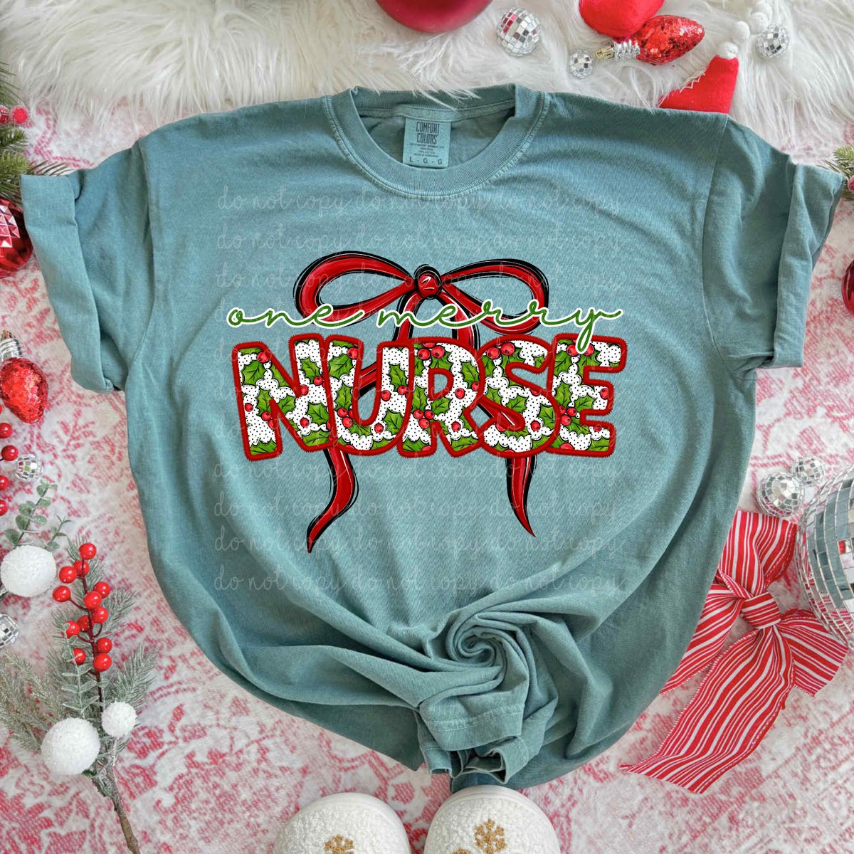 One Merry Nurse (City) DTF transfer