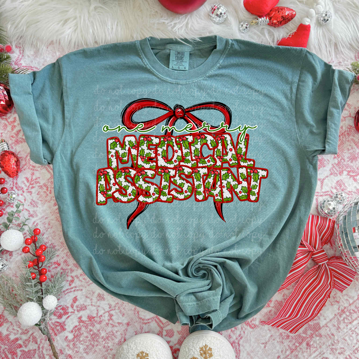 One Merry Medical Assistant (City) DTF transfer