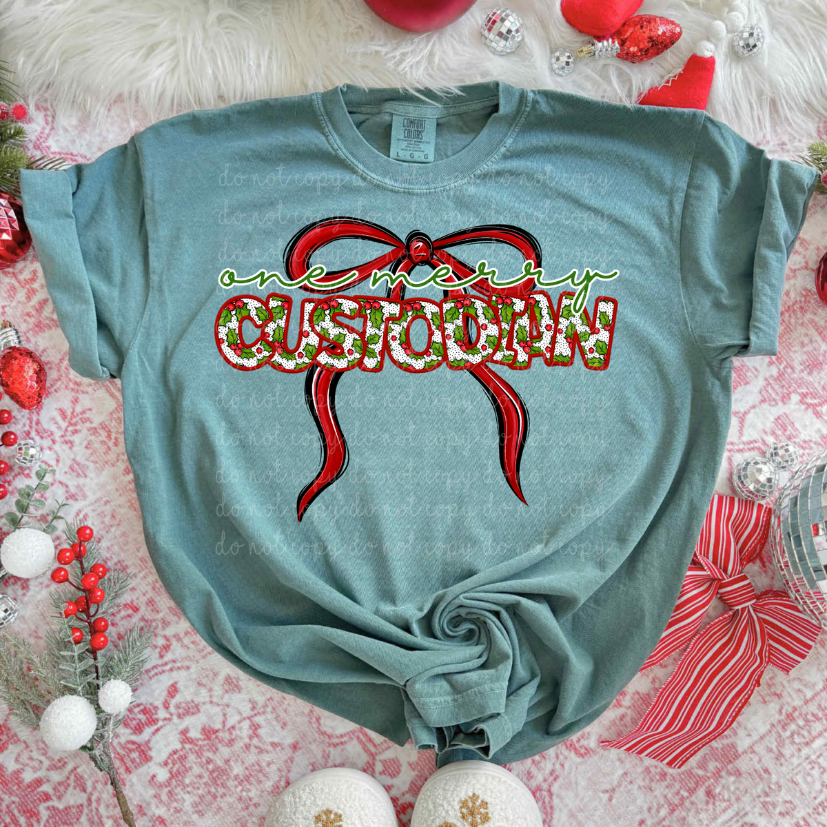 One Merry Custodian (City) DTF transfer