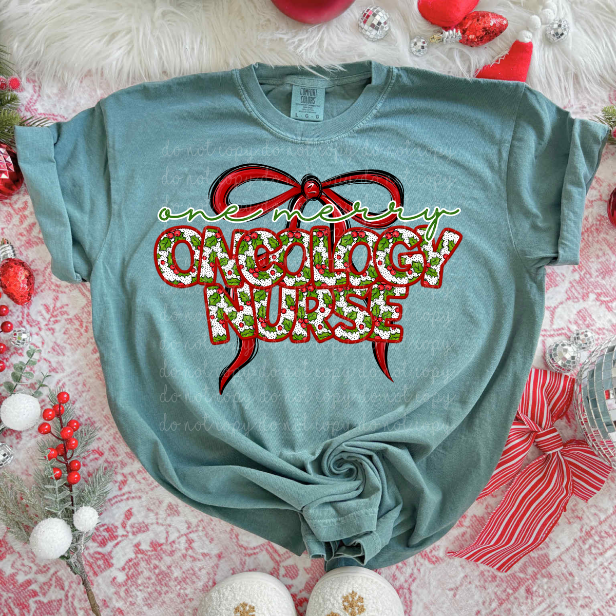 One Merry Oncology Nurse (City) DTF transfer