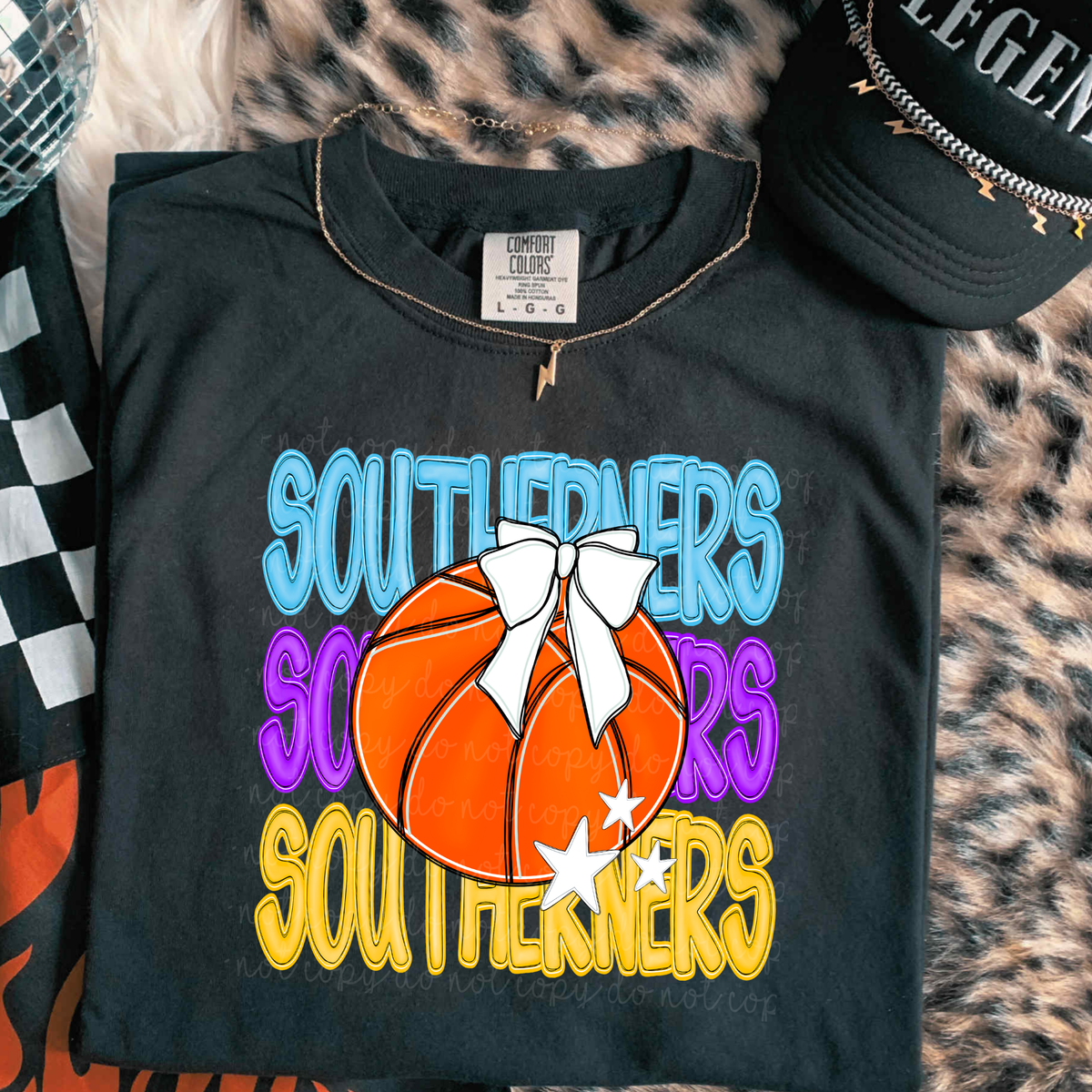 Southerners Preppy Bright Basketball (caplinger) DTF Transfer