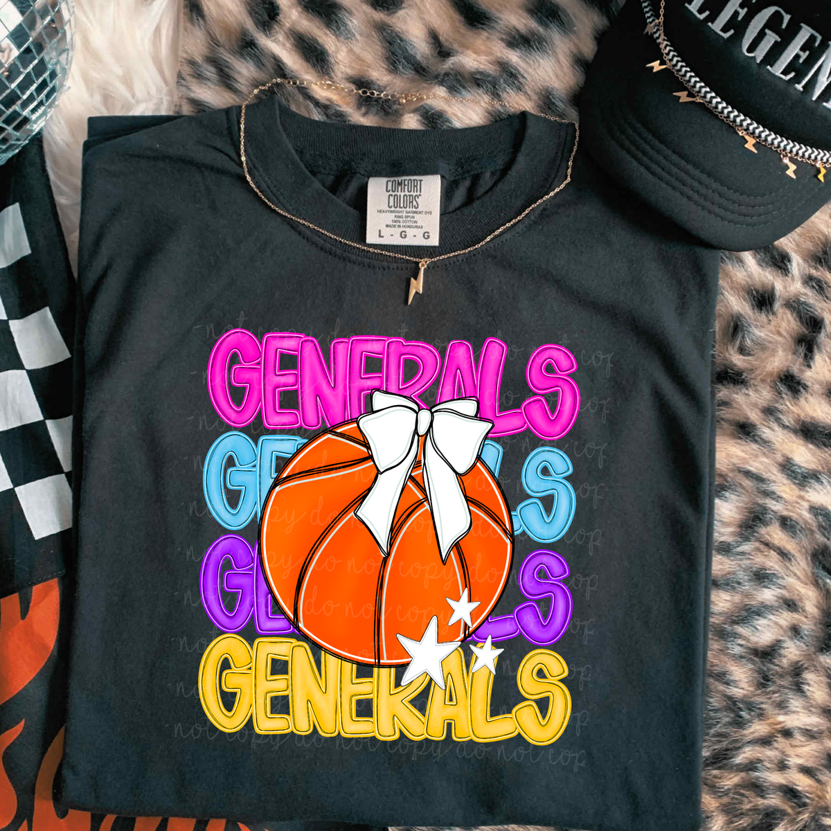 Generals Preppy Bright Basketball (caplinger) DTF Transfer