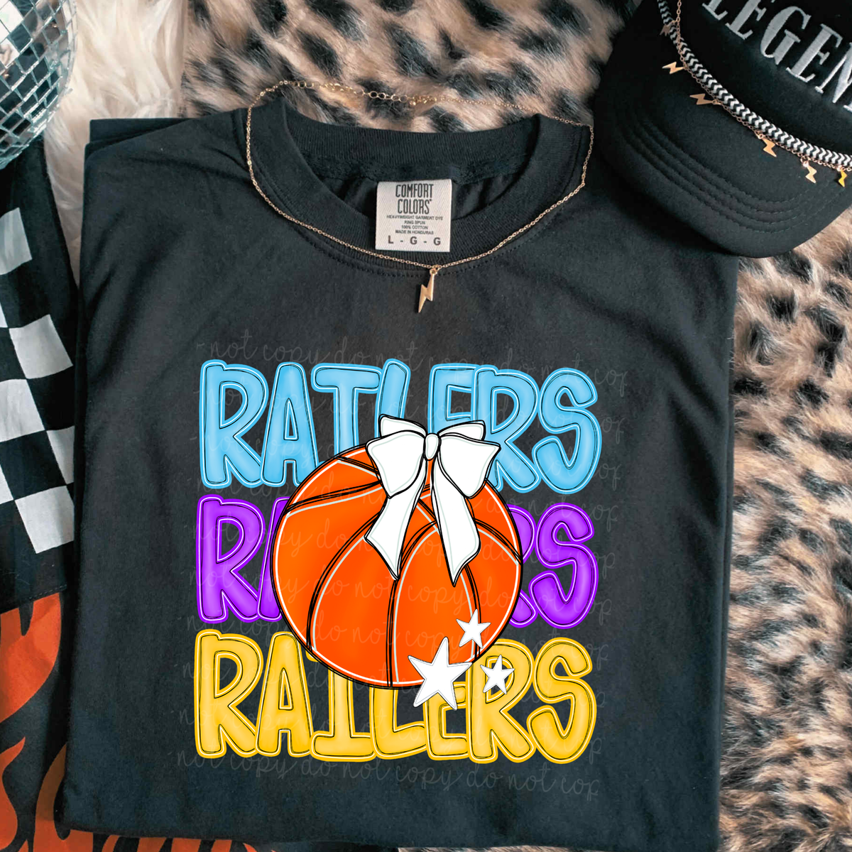 Railers Preppy Bright Basketball (caplinger) DTF Transfer