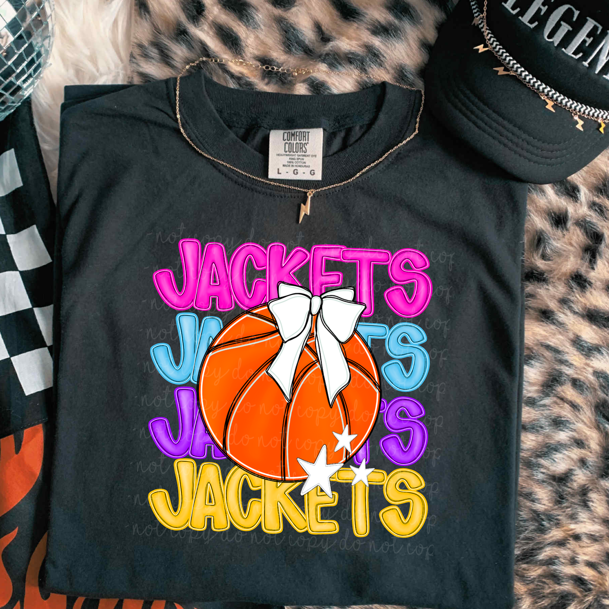 Jackets Preppy Bright Basketball (caplinger) DTF Transfer