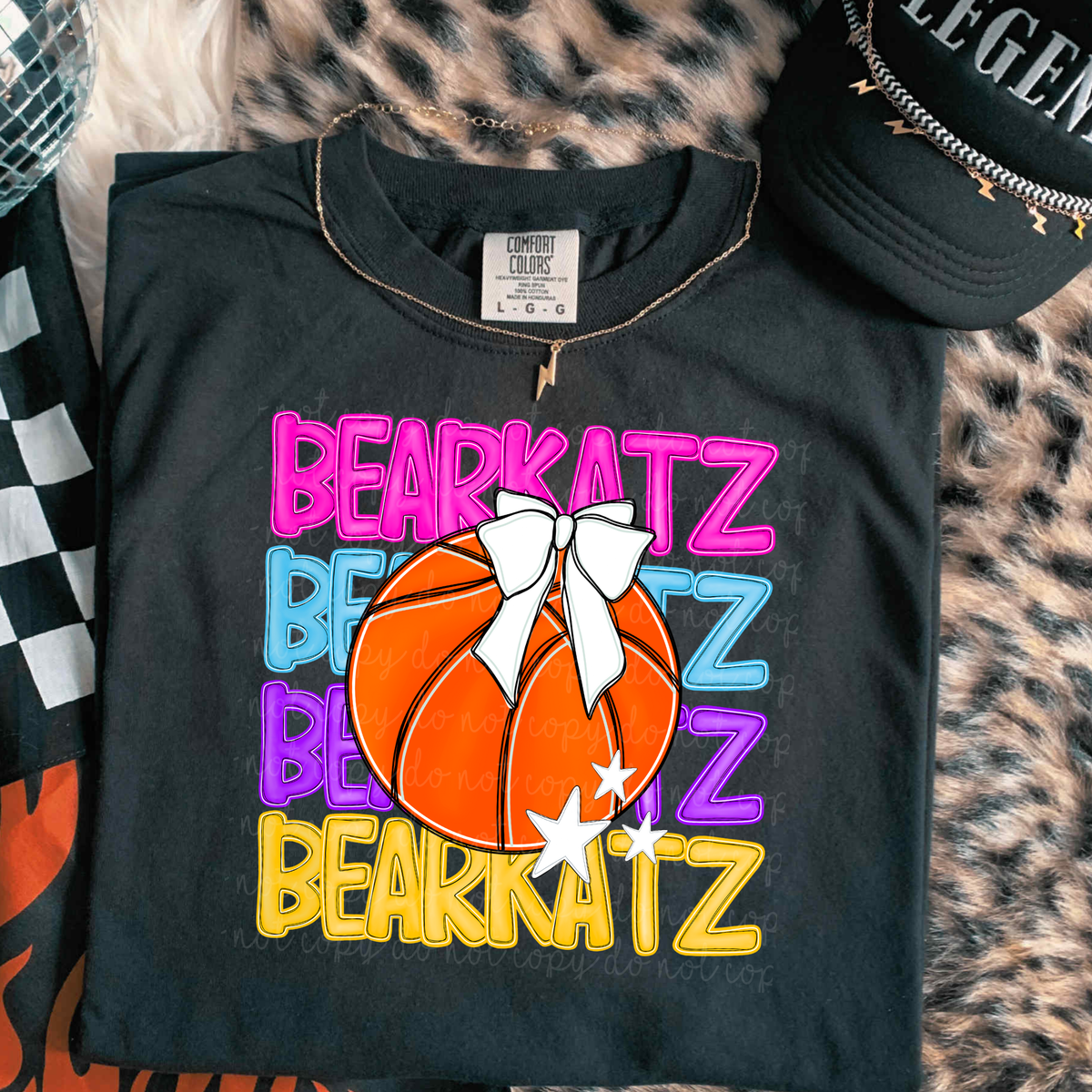Bearkatz Preppy Bright Basketball (caplinger) DTF Transfer