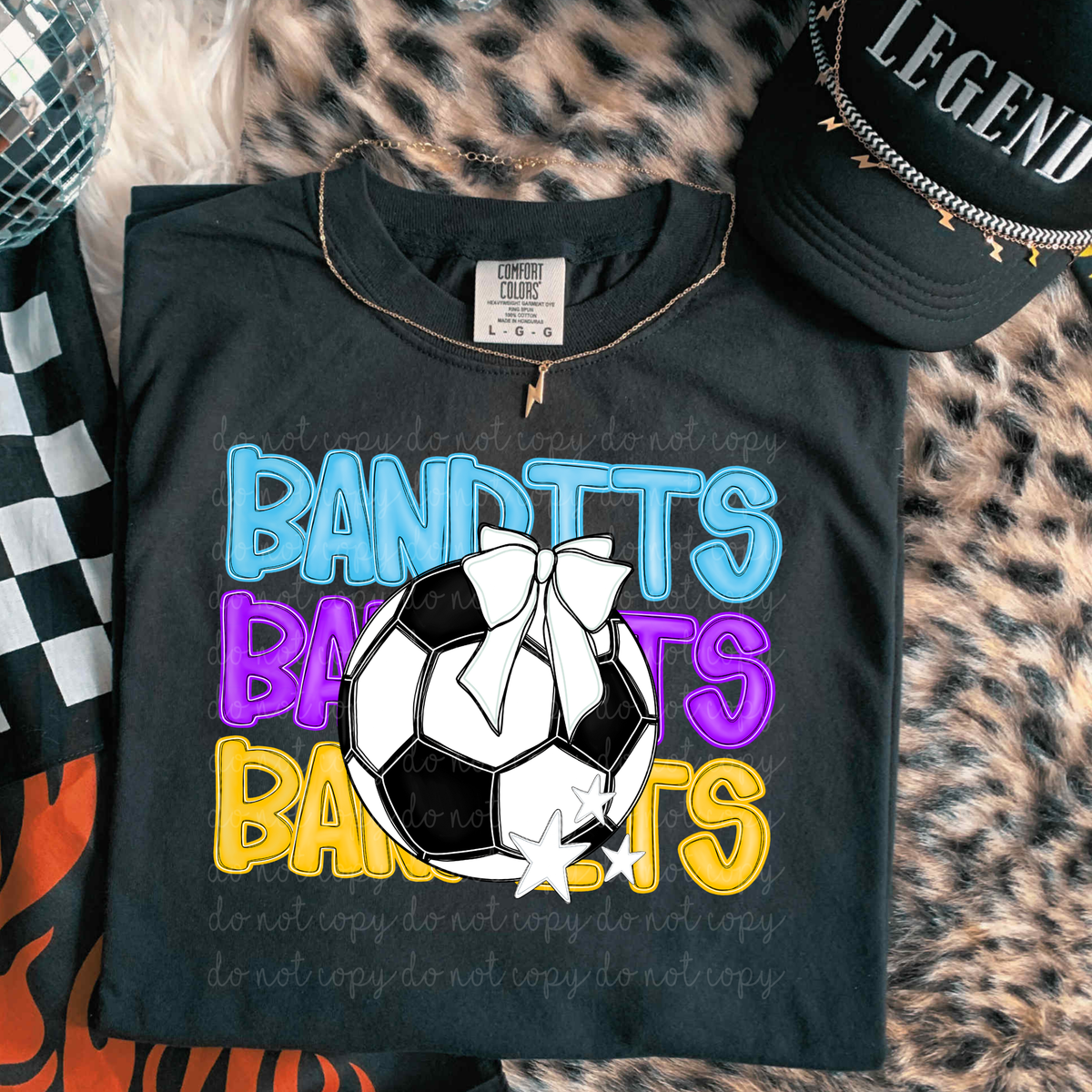 Bandits Bright Soccer (caplinger) DTF Transfer