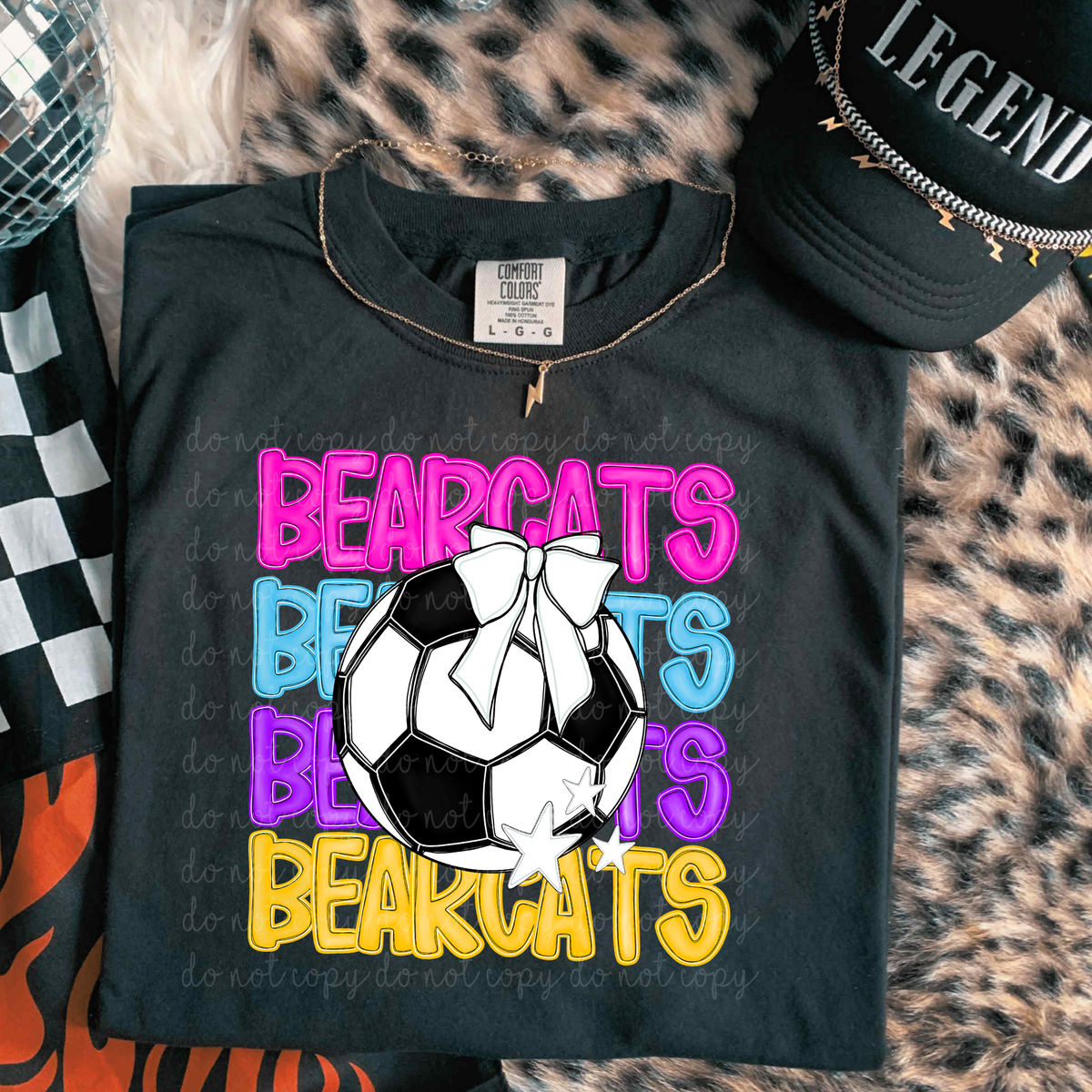 Bearcats Bright Soccer (caplinger) DTF Transfer