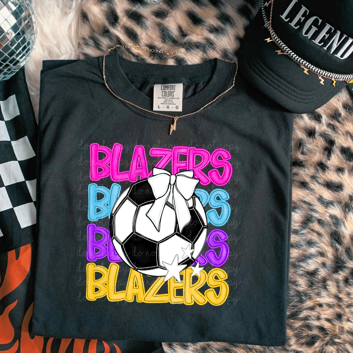 Blazers Bright Soccer (caplinger) DTF Transfer