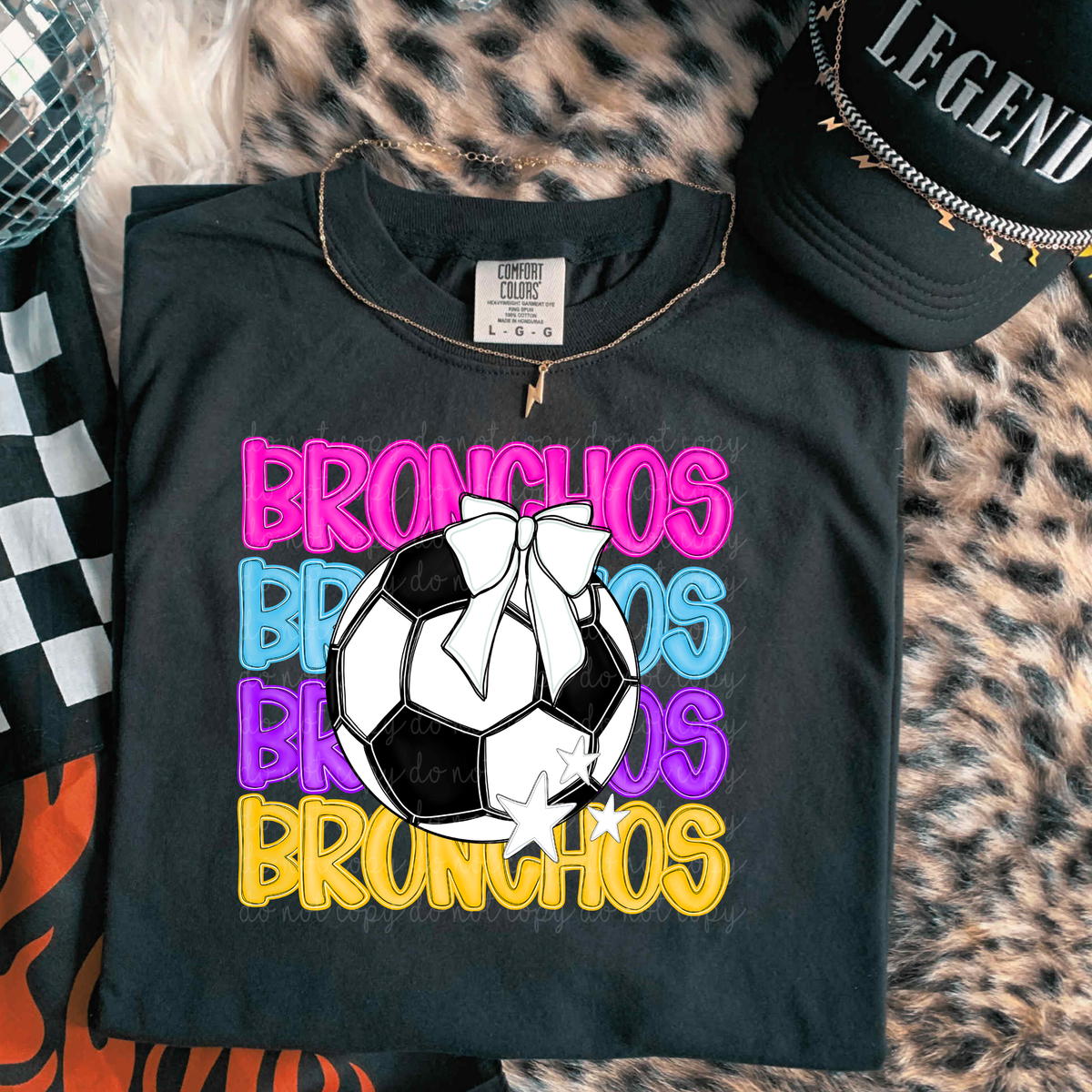 Bronchos Bright Soccer (caplinger) DTF Transfer