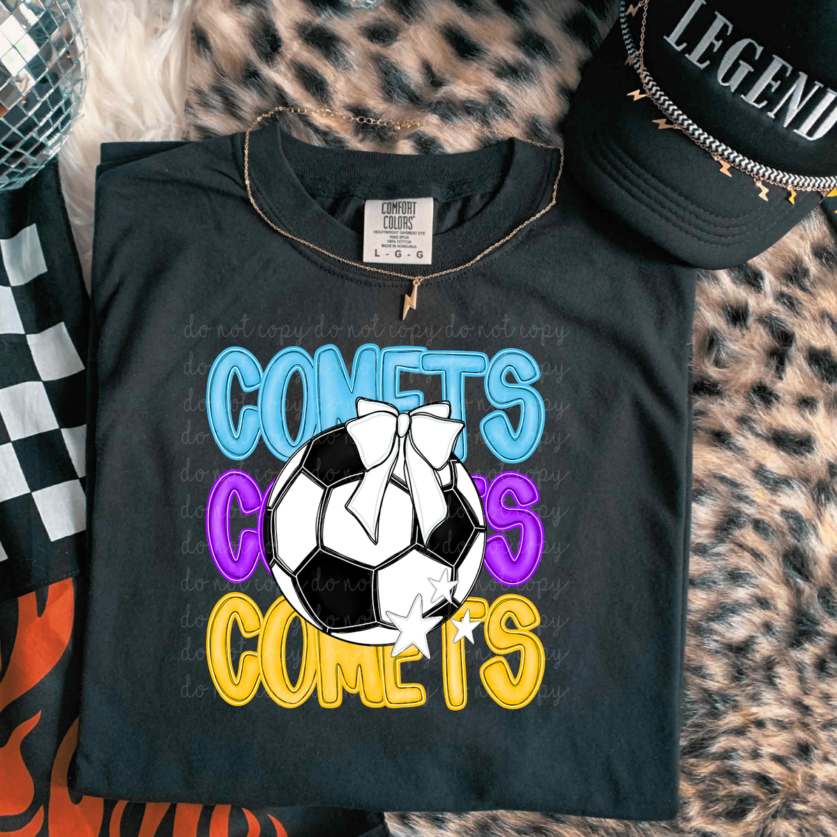 Comets Bright Soccer (caplinger) DTF Transfer