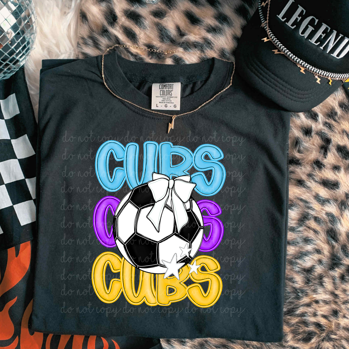 Cubs Bright Soccer (caplinger) DTF Transfers