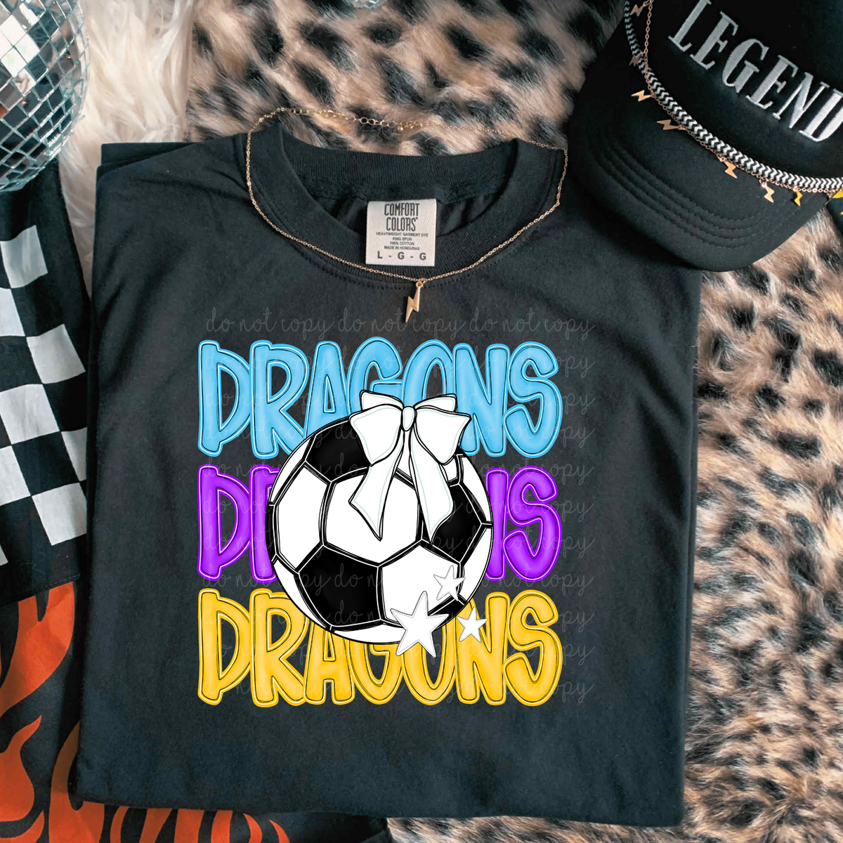 Dragons Bright Soccer (caplinger) DTF Transfers
