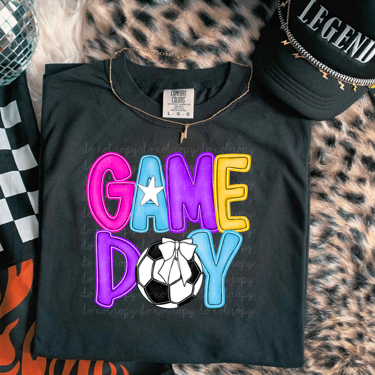 Game Day Bright Soccer (caplinger) DTF Transfers