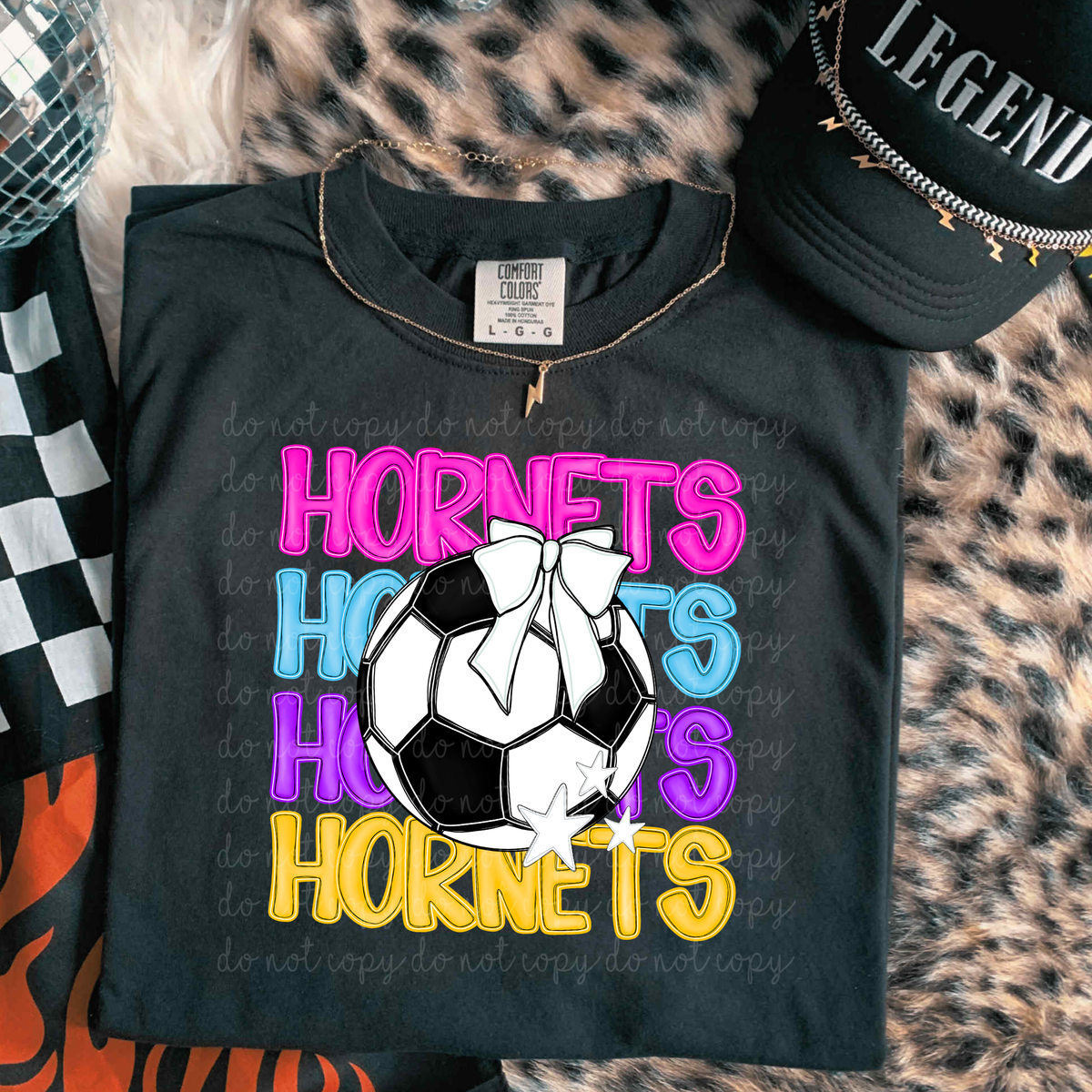 Hornets Bright Soccer (caplinger) DTF Transfers