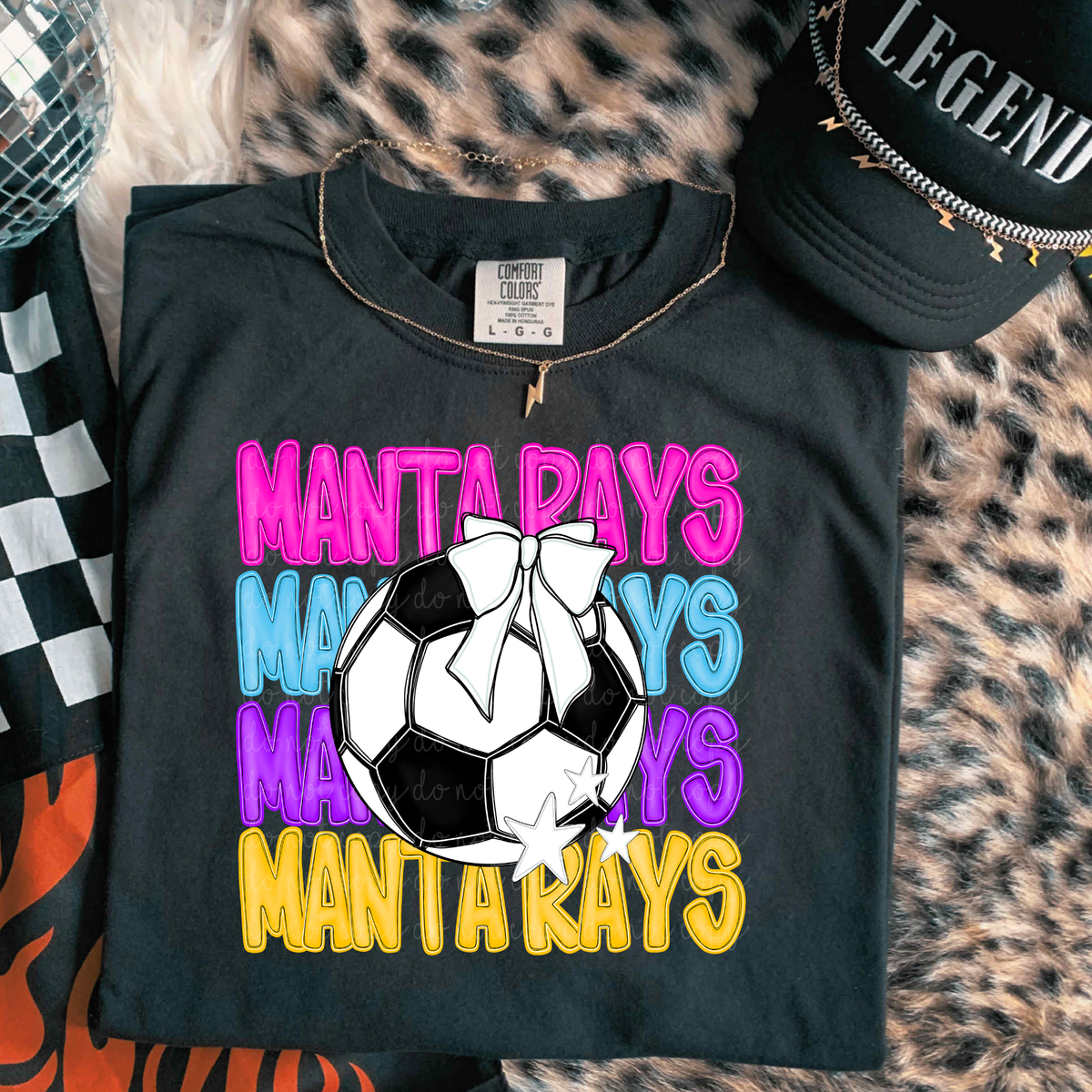 Manta Rays Bright Soccer (caplinger) DTF Transfers