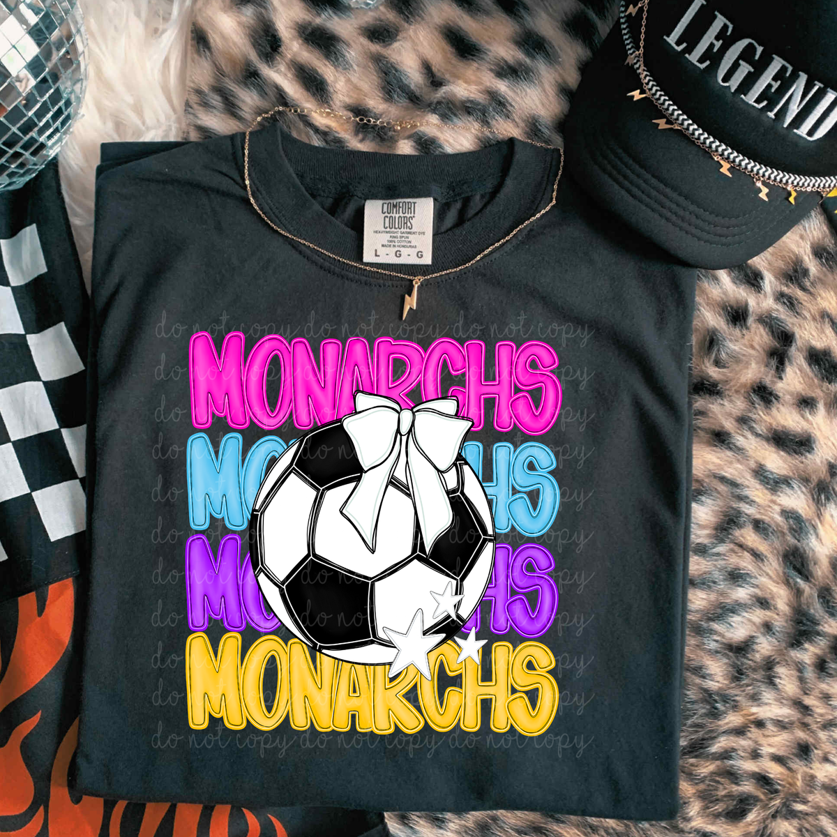 Monarchs Bright Soccer (caplinger) DTF Transfers