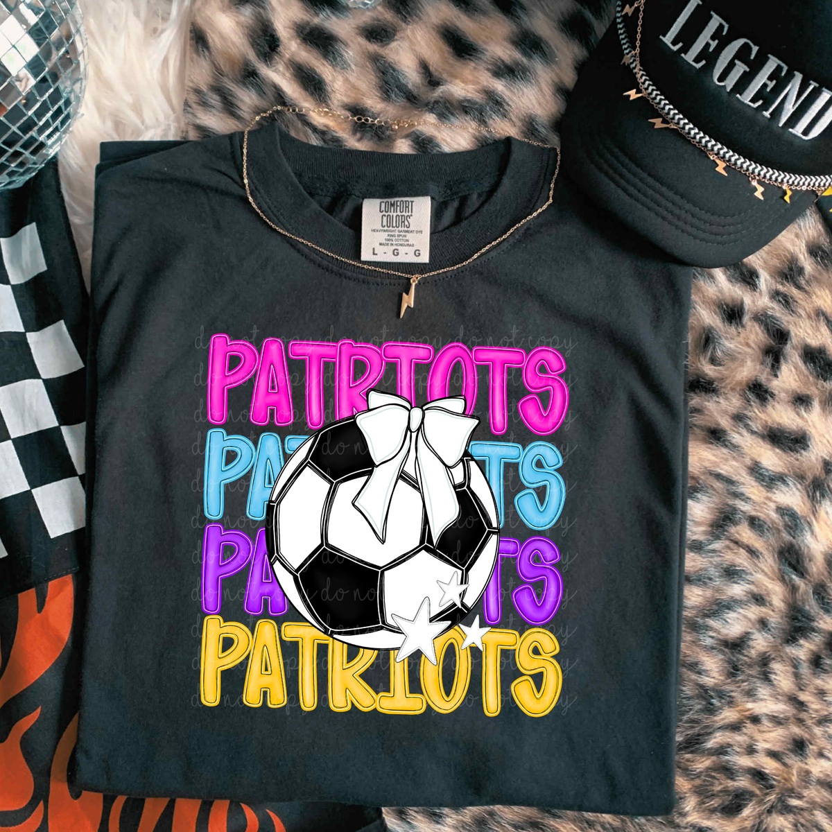 Patriots Bright Soccer (caplinger) DTF Transfers