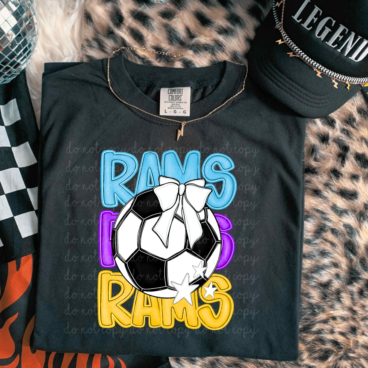 Rams Bright Soccer (caplinger) DTF Transfers