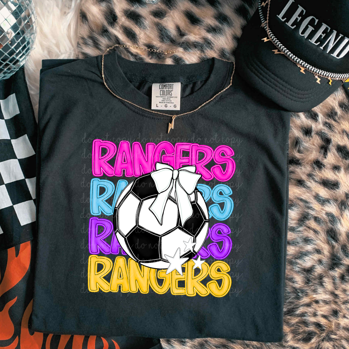 Rangers Bright Soccer (caplinger) DTF Transfers