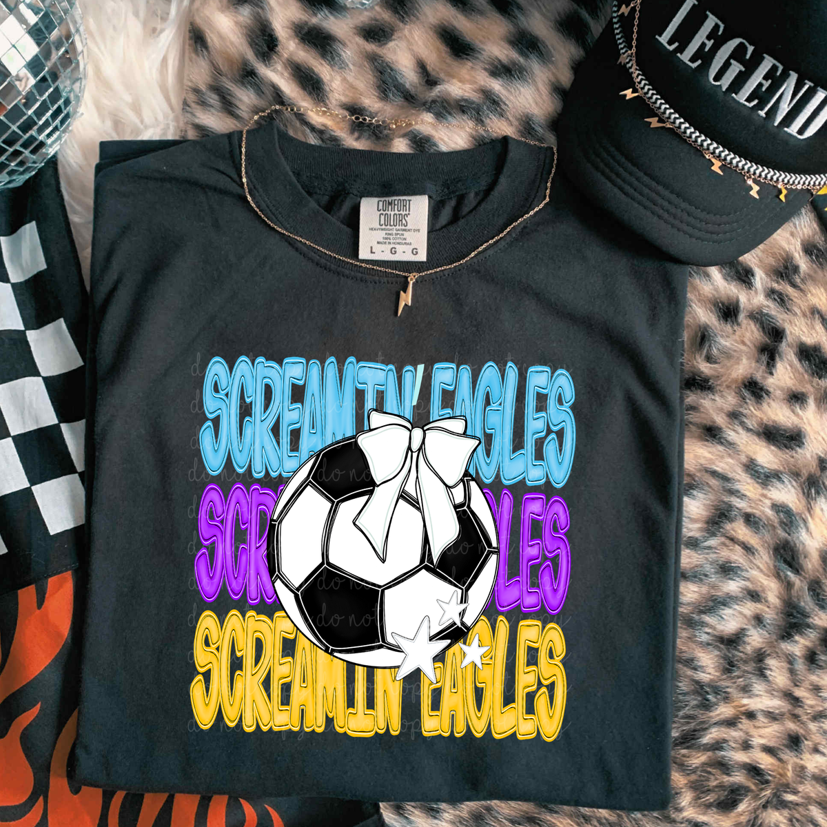 Screamin' Eagles Bright Soccer (caplinger) DTF Transfers