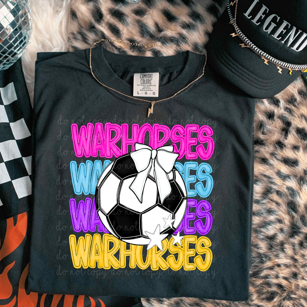 Warhorses Bright Soccer (caplinger) DTF Transfers