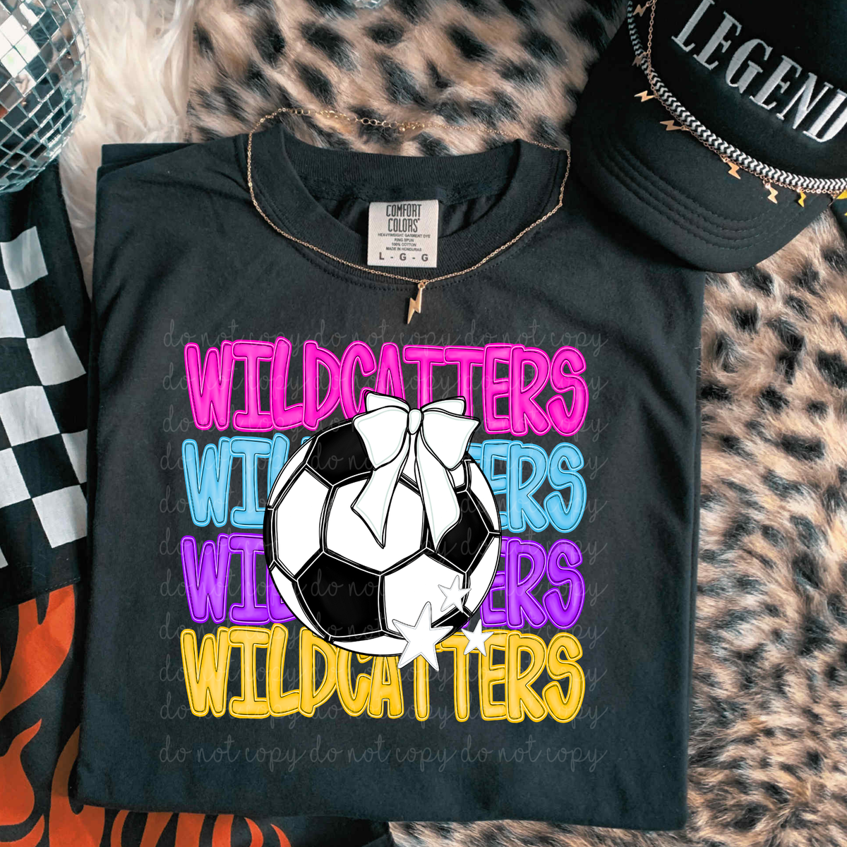 Wildcatters Bright Soccer (caplinger) DTF Transfers