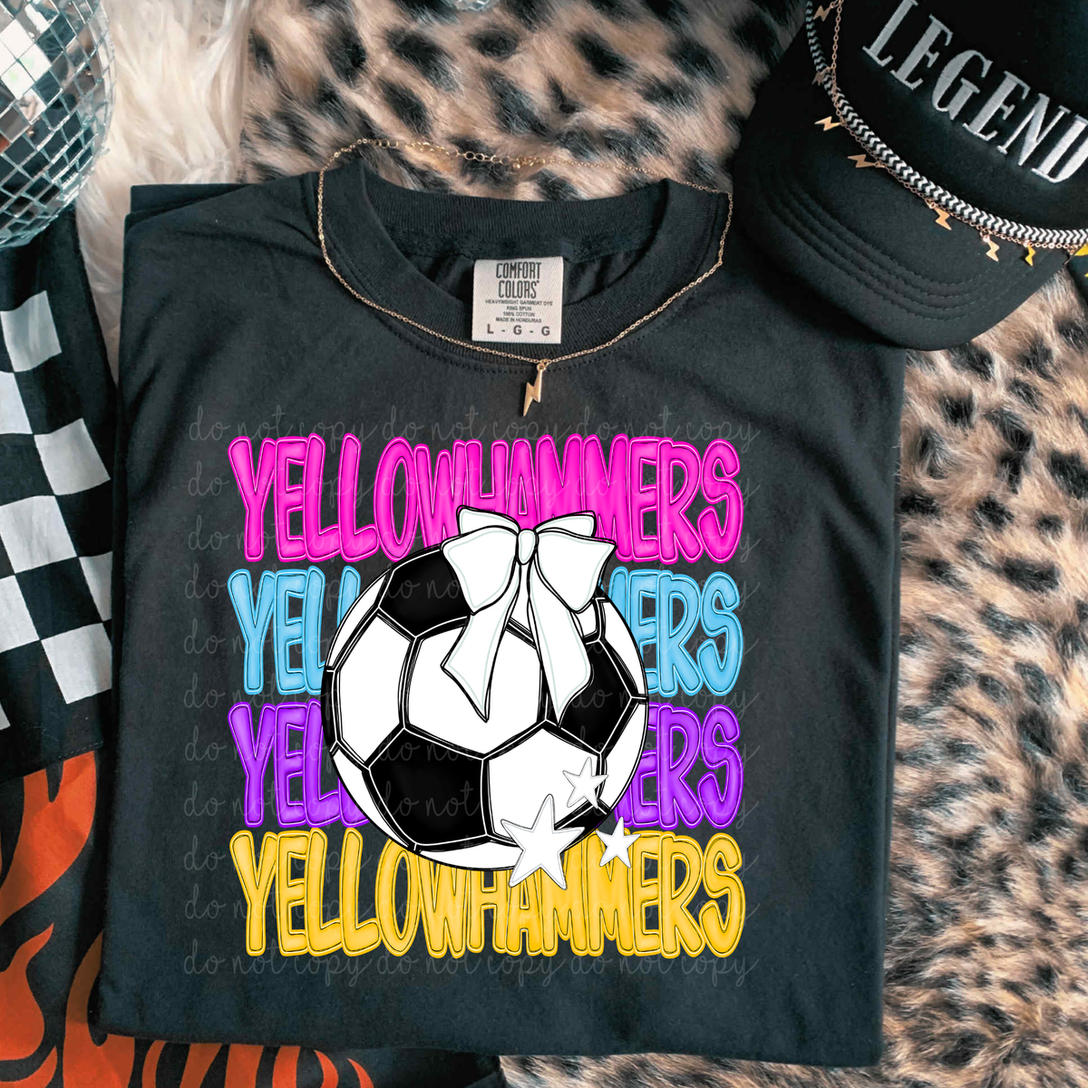 Yellowhammers Bright Soccer (caplinger) DTF Transfers