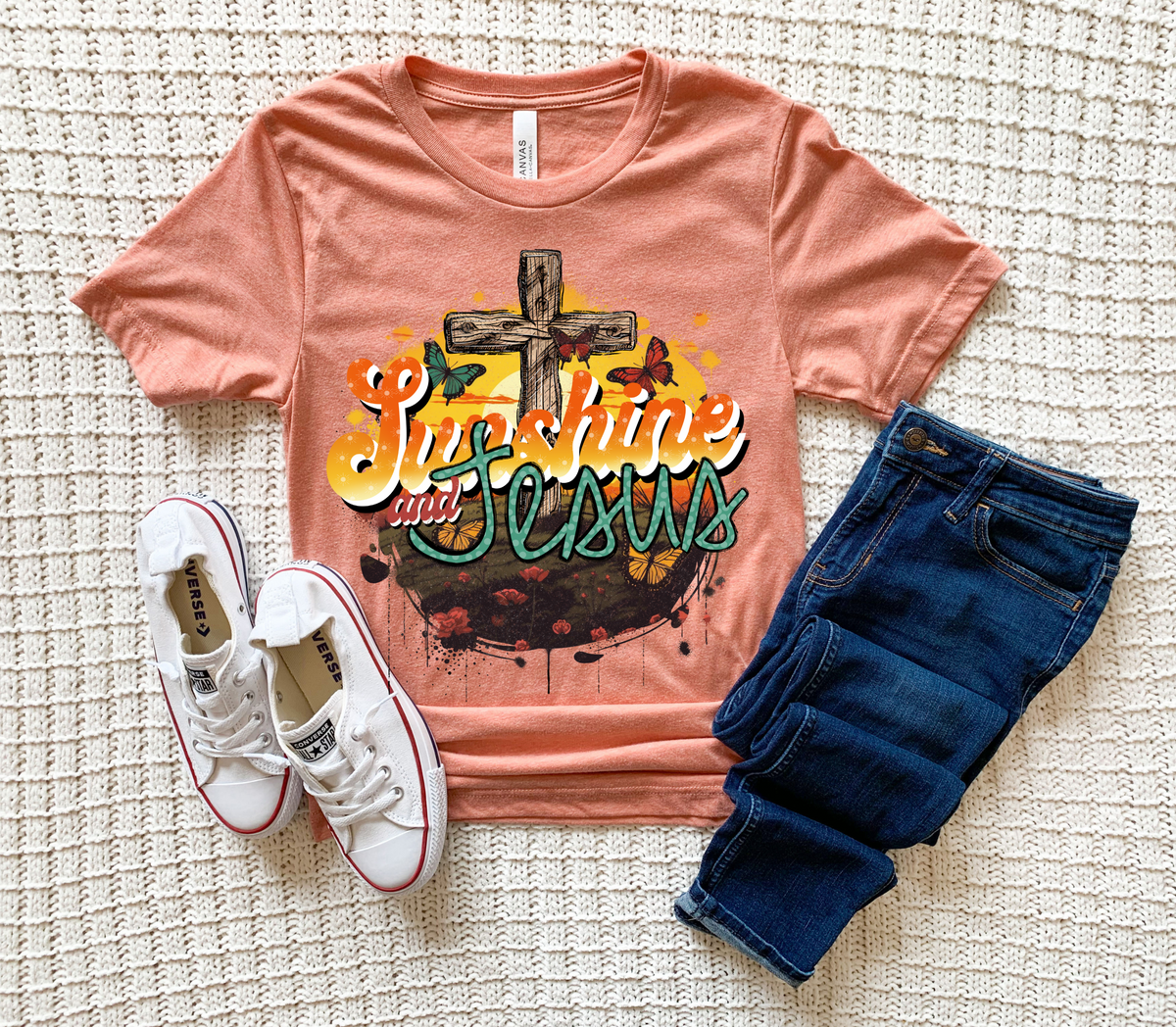 Sunshine and Jesus 7106 DTF transfer