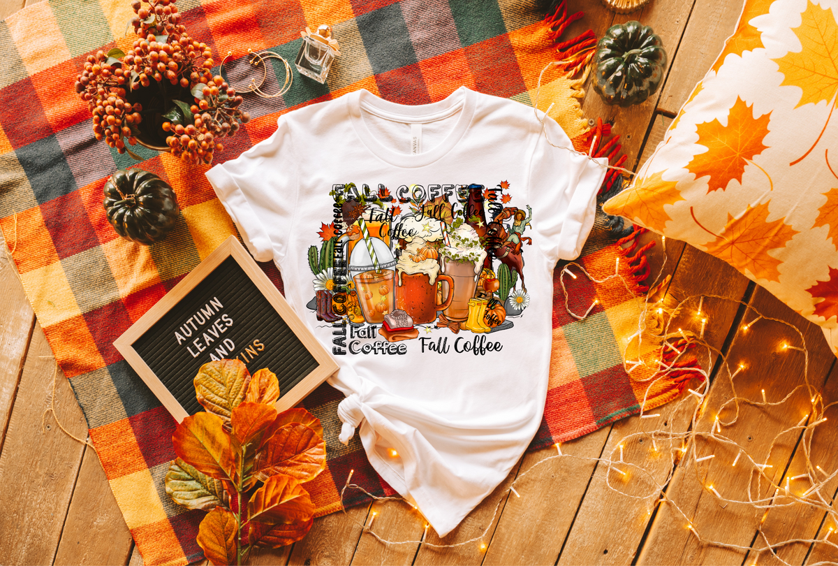 Fall Coffee 7135 DTF transfer