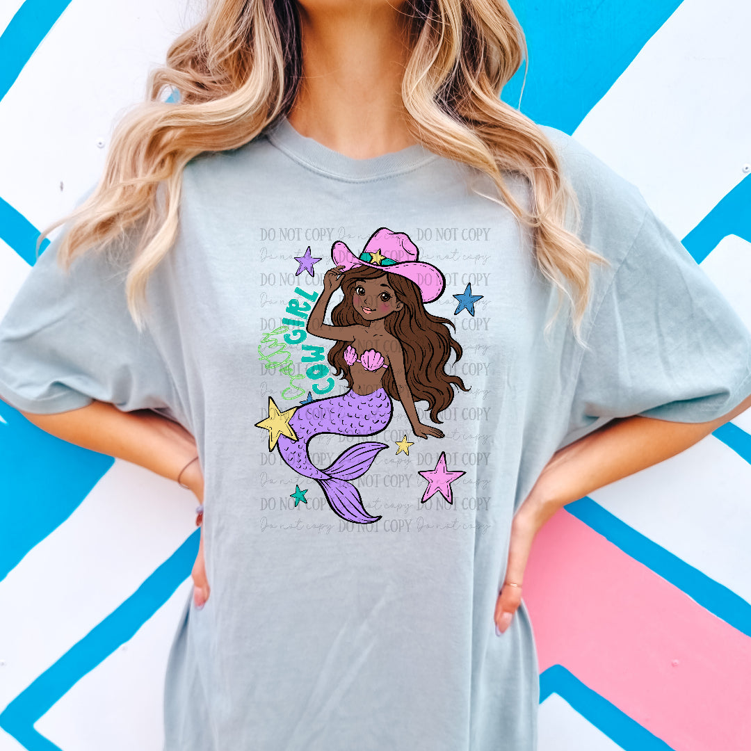 Salty cowgirl dark skin (Scarlow) DTF Transfer