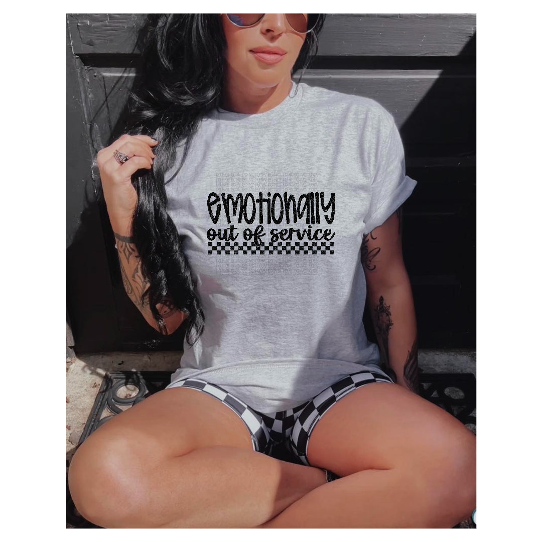Emotionally out of service (Scarlow) DTF Transfer