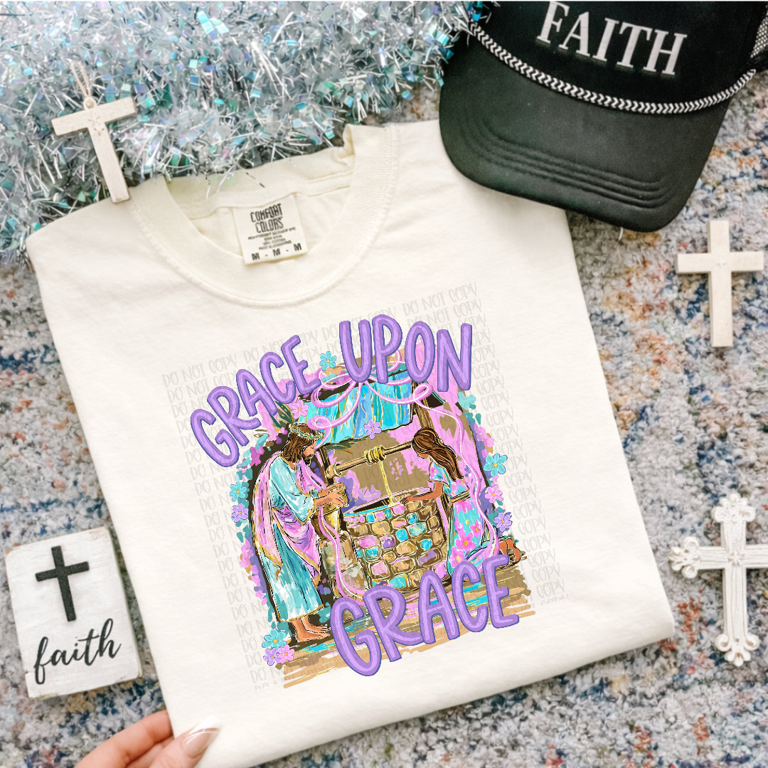 Grace upon grace well (SDD) DTF Transfer