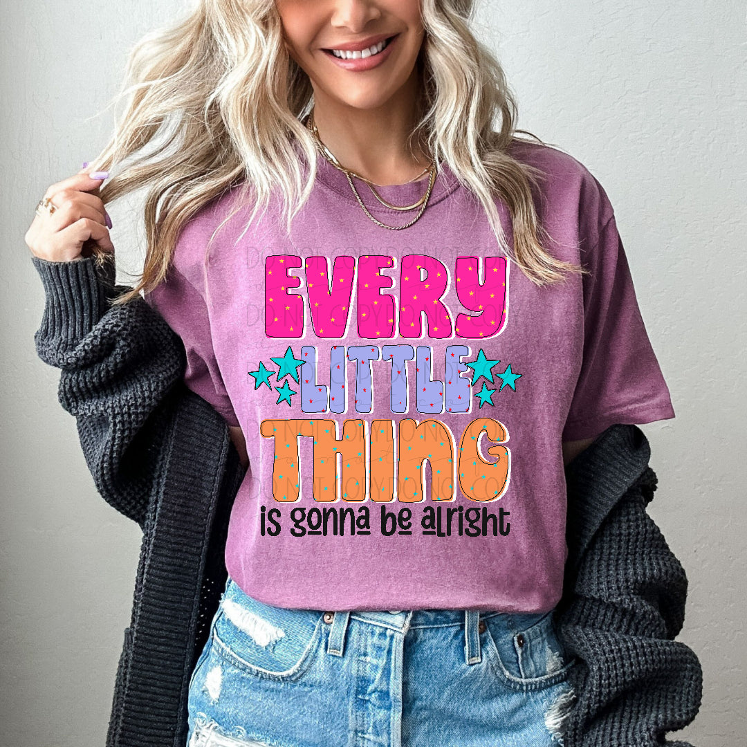 Every little thing is gonna be alright (Carter) DTF Transfer