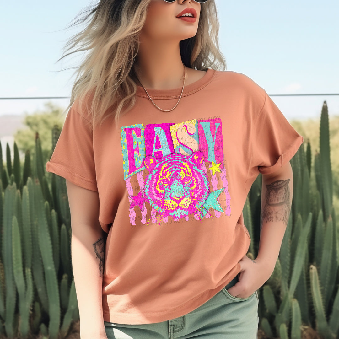 Easy tiger magazine font (Scarlow) DTF Transfer