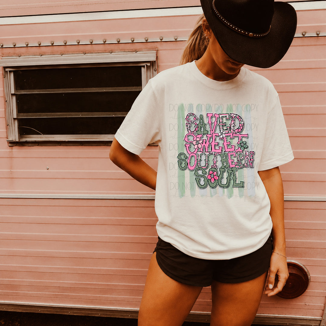 Saved sweet southern soul (Texasgal) DTF Transfer